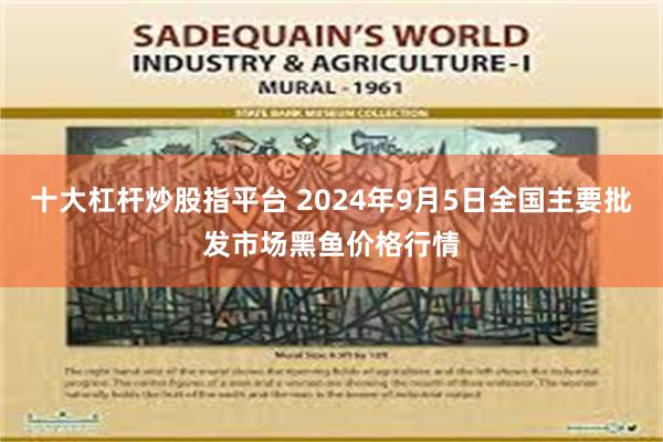 十大杠杆炒股指平台 2024年9月5日全国主要批发市场黑鱼价格行情